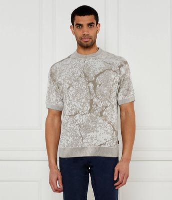 Sweter męski młodzieżowy BOSS ORANGE ze sklepu: Gomez Fashion Store w kategorii: Swetry męskie - zdjęcie 874714-BD9-10338_BO252M000097271
