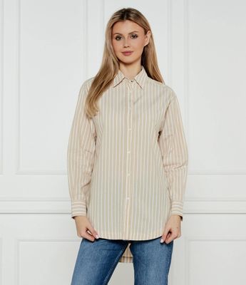 Koszula damska na wiosnę BOSS ORANGE ze sklepu: Gomez Fashion Store w kategorii: Koszule damskie - zdjęcie 874714-BD9-10338_BO252W000013287