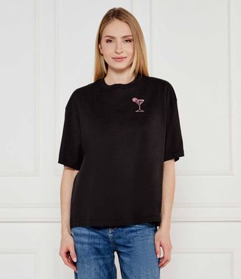 Bluzka damska casual BOSS ORANGE ze sklepu: Gomez Fashion Store w kategorii: Bluzki damskie - zdjęcie 874714-BD9-10338_BO252W000029001