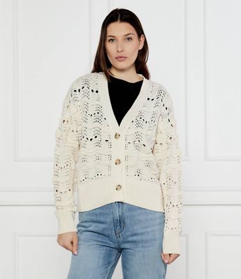 Sweter damski casualowy BOSS ORANGE ze sklepu: Gomez Fashion Store w kategorii: Swetry damskie - zdjęcie 874714-BD9-10338_BO252W000031118
