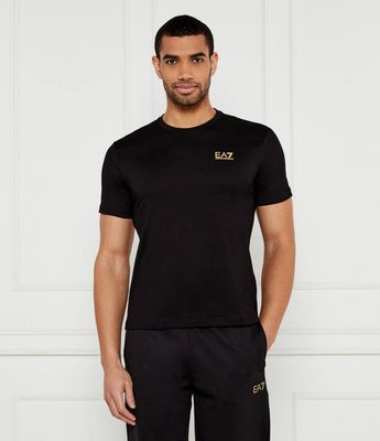 T-shirt męski na wiosnę casualowy EA7 ze sklepu: Gomez Fashion Store w kategorii: T-shirty męskie - zdjęcie 874714-BD9-10338_E7252M000084D69