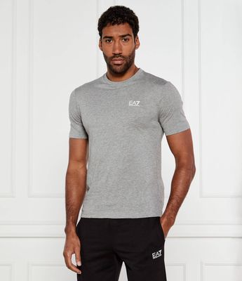 T-shirt męski casual EA7 ze sklepu: Gomez Fashion Store w kategorii: T-shirty męskie - zdjęcie 874714-BD9-10338_E7252M000084E37