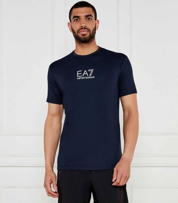 T-shirt męski młodzieżowy na wiosnę EA7 ze sklepu: Gomez Fashion Store w kategorii: T-shirty męskie - zdjęcie 874714-BD9-10338_E7252M000097C52
