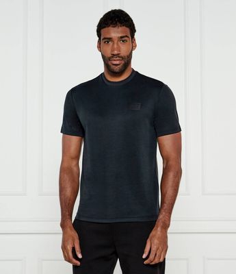 T-shirt męski casual na wiosnę EA7 ze sklepu: Gomez Fashion Store w kategorii: T-shirty męskie - zdjęcie 874714-BD9-10338_E7252M000149C51