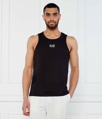 T-shirt męski na wiosnę na lato EA7 ze sklepu: Gomez Fashion Store w kategorii: T-shirty męskie - zdjęcie 874714-BD9-10338_E7252M000169C51