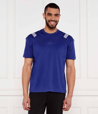 EA7 - T-shirt męski casual ze sklepu: Gomez Fashion Store w kategorii: T-shirty męskie - zdjęcie 874714-BD9-10338_E7252M000181E54