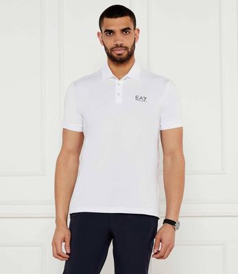T-shirt męski casual EA7 ze sklepu: Gomez Fashion Store w kategorii: T-shirty męskie - zdjęcie 874714-BD9-10338_E7252M000196C54