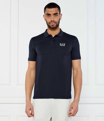 T-shirt męski casual EA7 ze sklepu: Gomez Fashion Store w kategorii: T-shirty męskie - zdjęcie 874714-BD9-10338_E7252M000198C52