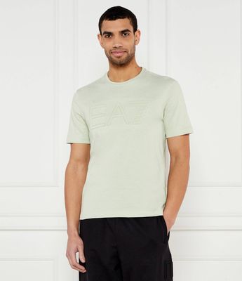 T-shirt męski na wiosnę EA7 ze sklepu: Gomez Fashion Store w kategorii: T-shirty męskie - zdjęcie 874714-BD9-10338_E7252M000132E60