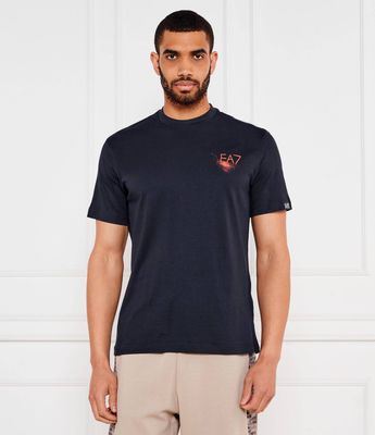 T-shirt męski na wiosnę EA7 ze sklepu: Gomez Fashion Store w kategorii: T-shirty męskie - zdjęcie 874714-BD9-10338_E7252M000208C52