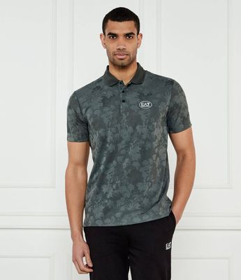 T-shirt męski casual EA7 ze sklepu: Gomez Fashion Store w kategorii: T-shirty męskie - zdjęcie 874714-BD9-10338_E7252M000218E40