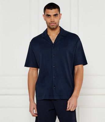 Koszula męska casual Emporio Armani ze sklepu: Gomez Fashion Store w kategorii: Koszule męskie - zdjęcie 874714-BD9-10338_EW252M000004R02