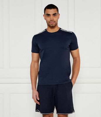 T-shirt męski na wiosnę Emporio Armani ze sklepu: Gomez Fashion Store w kategorii: T-shirty męskie - zdjęcie 874714-BD9-10338_EW252M000011R02