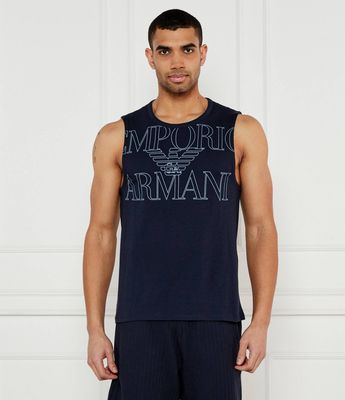 T-shirt męski w stylu młodzieżowym Emporio Armani ze sklepu: Gomez Fashion Store w kategorii: T-shirty męskie - zdjęcie 874714-BD9-10338_EW252M000013R02