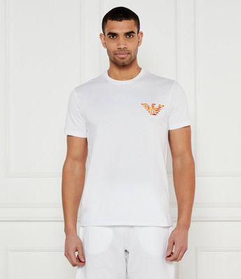 T-shirt męski casual na wiosnę Emporio Armani ze sklepu: Gomez Fashion Store w kategorii: T-shirty męskie - zdjęcie 874714-BD9-10338_EW252M000010R53