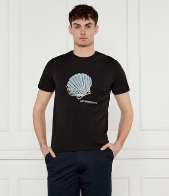 T-shirt męski na wiosnę Emporio Armani ze sklepu: Gomez Fashion Store w kategorii: T-shirty męskie - zdjęcie 874714-BD9-10338_EW252M000025R54