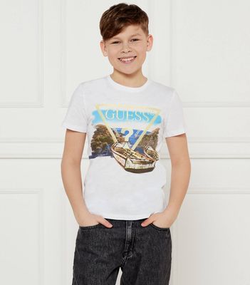 Guess - T-shirt chłopięce na lato ze sklepu: Gomez Fashion Store w kategorii: T-shirty chłopięce
