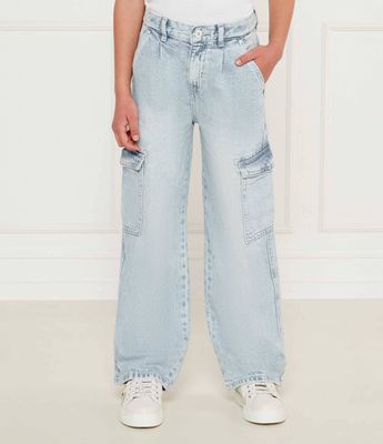 Guess - Spodnie dziewczęce wiosenne ze sklepu: Gomez Fashion Store w kategorii: Spodnie dziewczęce