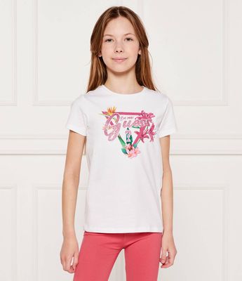 Guess - Bluzka dziewczęca letnia ze sklepu: Gomez Fashion Store w kategorii: Bluzki dziewczęce