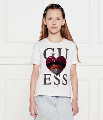 Guess - Bluzka dziewczęca letnia ze sklepu: Gomez Fashion Store w kategorii: Bluzki dziewczęce
