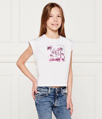 Guess - Bluzka dziewczęca letnia ze sklepu: Gomez Fashion Store w kategorii: Bluzki dziewczęce