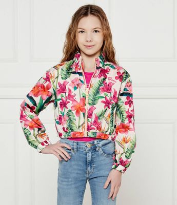Kurtka dziewczęca w kwiaty Guess ze sklepu: Gomez Fashion Store w kategorii: Kurtki dziewczęce