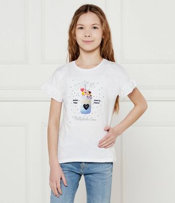 Guess - Bluzka dziewczęca na lato ze sklepu: Gomez Fashion Store w kategorii: Bluzki dziewczęce