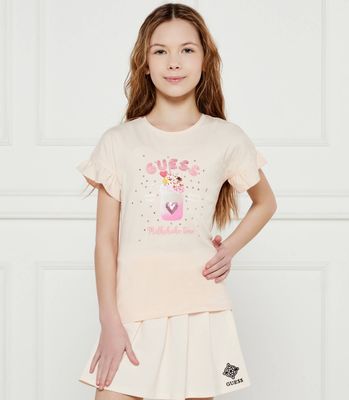 Guess - Bluzka dziewczęca na lato ze sklepu: Gomez Fashion Store w kategorii: Bluzki dziewczęce