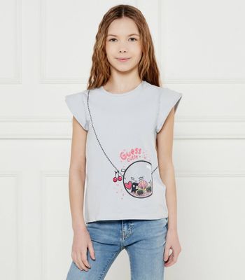 Guess - Bluzka dziewczęca letnia ze sklepu: Gomez Fashion Store w kategorii: Bluzki dziewczęce