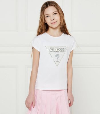 Guess - Bluzka dziewczęca na lato ze sklepu: Gomez Fashion Store w kategorii: Bluzki dziewczęce