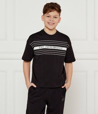 T-shirt chłopięce na lato EA7 ze sklepu: Gomez Fashion Store w kategorii: T-shirty chłopięce