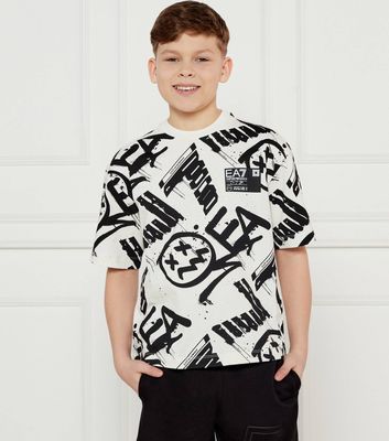 T-shirt chłopięce na lato EA7 ze sklepu: Gomez Fashion Store w kategorii: T-shirty chłopięce