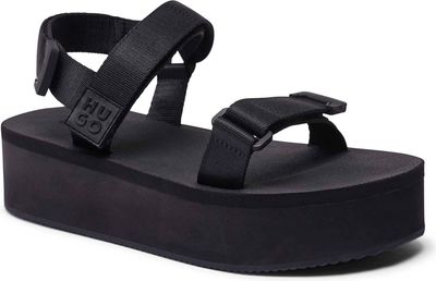 HUGO - Sandały damskie na lato ze sklepu: Gomez Fashion Store w kategorii: Sandały damskie - zdjęcie 874714-BD9-10338_BU252W000042001