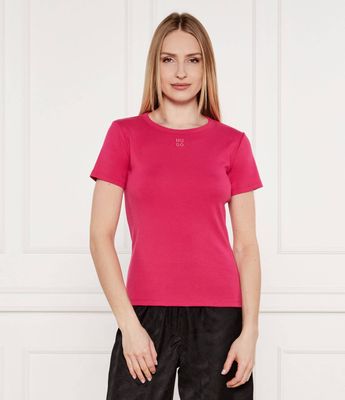 Bluzka damska casualowa HUGO ze sklepu: Gomez Fashion Store w kategorii: Bluzki damskie - zdjęcie 874714-BD9-10338_BU252W000088675