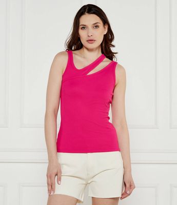 HUGO - Bluzka damska na lato ze sklepu: Gomez Fashion Store w kategorii: Bluzki damskie - zdjęcie 874714-BD9-10338_BU252W000095675
