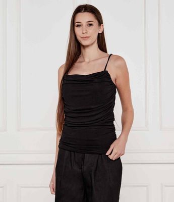 Bluzka damska na lato HUGO ze sklepu: Gomez Fashion Store w kategorii: Bluzki damskie - zdjęcie 874714-BD9-10338_BU252W000096001