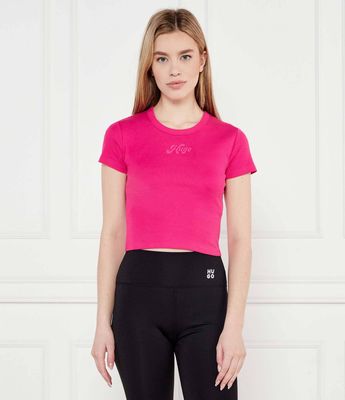 Bluzka damska casual HUGO ze sklepu: Gomez Fashion Store w kategorii: Bluzki damskie - zdjęcie 874714-BD9-10338_BU252W000102675