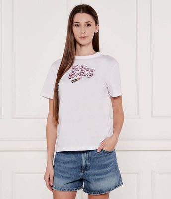 Bluzka damska casualowa HUGO ze sklepu: Gomez Fashion Store w kategorii: Bluzki damskie - zdjęcie 874714-BD9-10338_BU252W000104100