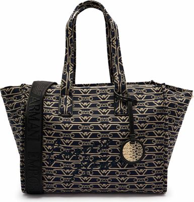 Shopper bag na wakacje Emporio Armani ze sklepu: Gomez Fashion Store w kategorii: Torby Shopper bag - zdjęcie 874714-BD9-10338_EA252W000006R66