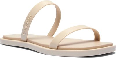 Klapki damskie na lato Calvin Klein ze sklepu: Gomez Fashion Store w kategorii: Klapki damskie - zdjęcie 874714-BD9-10338_CK252W000069C81