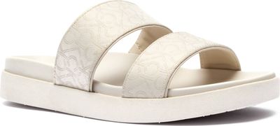 Klapki damskie na lato Calvin Klein ze sklepu: Gomez Fashion Store w kategorii: Klapki damskie - zdjęcie 874714-BD9-10338_CK252W000071C81
