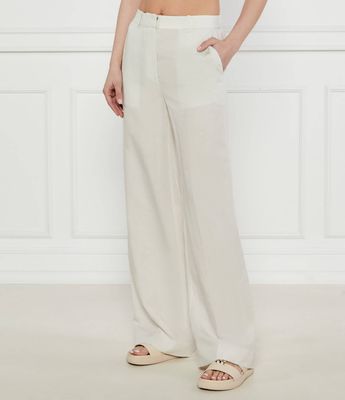 Spodnie damskie casualowe Calvin Klein ze sklepu: Gomez Fashion Store w kategorii: Spodnie damskie - zdjęcie 874714-BD9-10338_CK252W000090370
