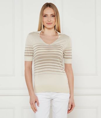 Bluzka damska Calvin Klein ze sklepu: Gomez Fashion Store w kategorii: Bluzki damskie - zdjęcie 874714-BD9-10338_CK252W000108C92