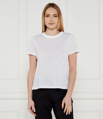 Bluzka damska casual Calvin Klein ze sklepu: Gomez Fashion Store w kategorii: Bluzki damskie - zdjęcie 874714-BD9-10338_CK252W000111C88