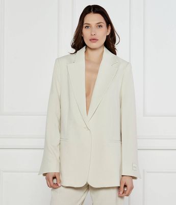 Marynarka wiosenny Calvin Klein ze sklepu: Gomez Fashion Store w kategorii: Marynarki damskie - zdjęcie 874714-BD9-10338_CK252W000112370