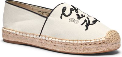 Espadryle damskie na lato Karl Lagerfeld ze sklepu: Gomez Fashion Store w kategorii: Espadryle damskie - zdjęcie 874714-BD9-10338_KL252W000014127