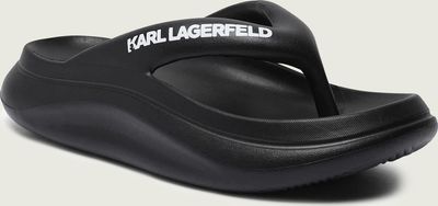 Klapki damskie na lato Karl Lagerfeld ze sklepu: Gomez Fashion Store w kategorii: Klapki damskie - zdjęcie 874714-BD9-10338_KL252W000016018