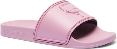 Karl Lagerfeld - Klapki damskie na lato ze sklepu: Gomez Fashion Store w kategorii: Klapki damskie - zdjęcie 874714-BD9-10338_KL252W000023D02