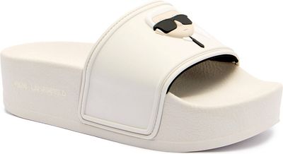 Karl Lagerfeld - Klapki damskie na lato ze sklepu: Gomez Fashion Store w kategorii: Klapki damskie - zdjęcie 874714-BD9-10338_KL252W000024C86