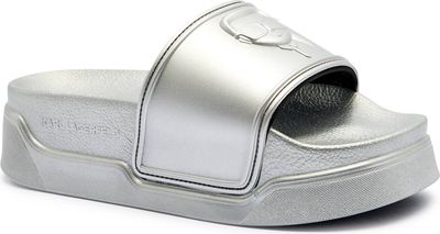 Klapki damskie na lato Karl Lagerfeld ze sklepu: Gomez Fashion Store w kategorii: Klapki damskie - zdjęcie 874714-BD9-10338_KL252W000027137